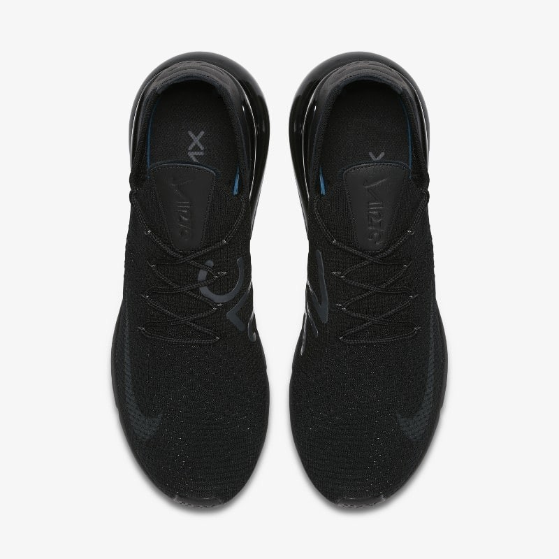 Nike Air Max 270 Flyknit Triple Black AO1023 005 Grailify